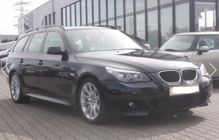 Left hand drive BMW 5 SERIES 520D TOURING